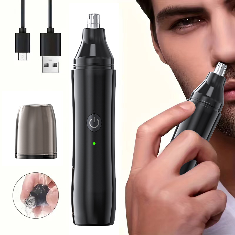 Men'S Grooming Facial - Rechargeable Nose Hair trimmer and Facial