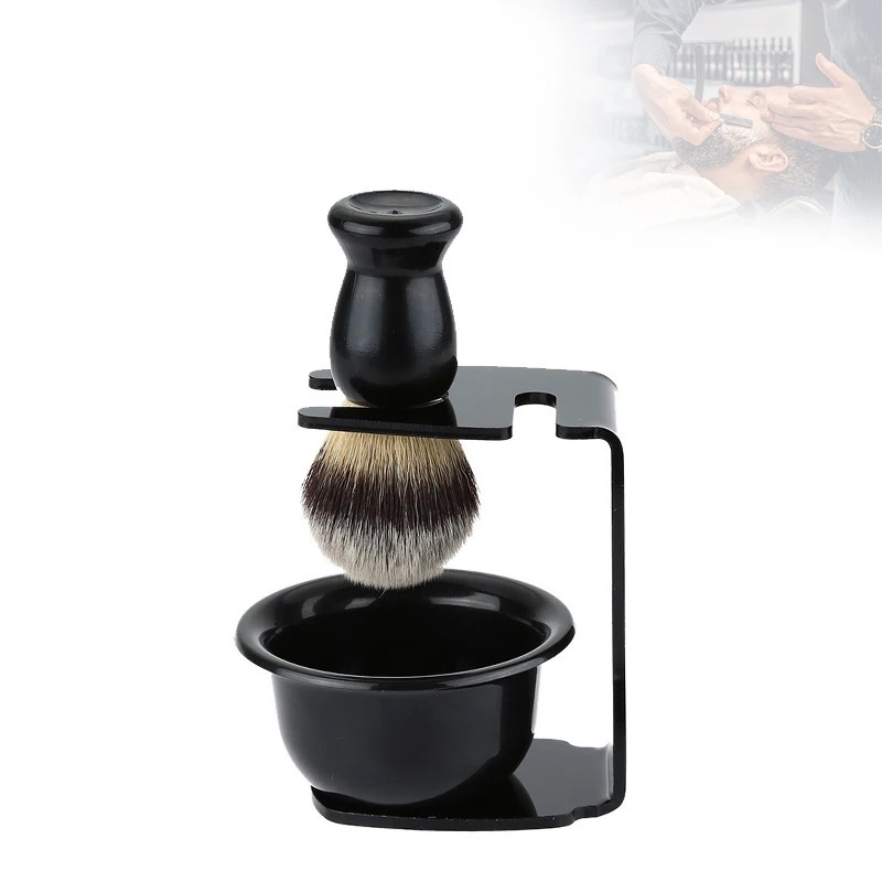 Men'S Grooming Facial - Shaving Brush and Bowl with Acrylic