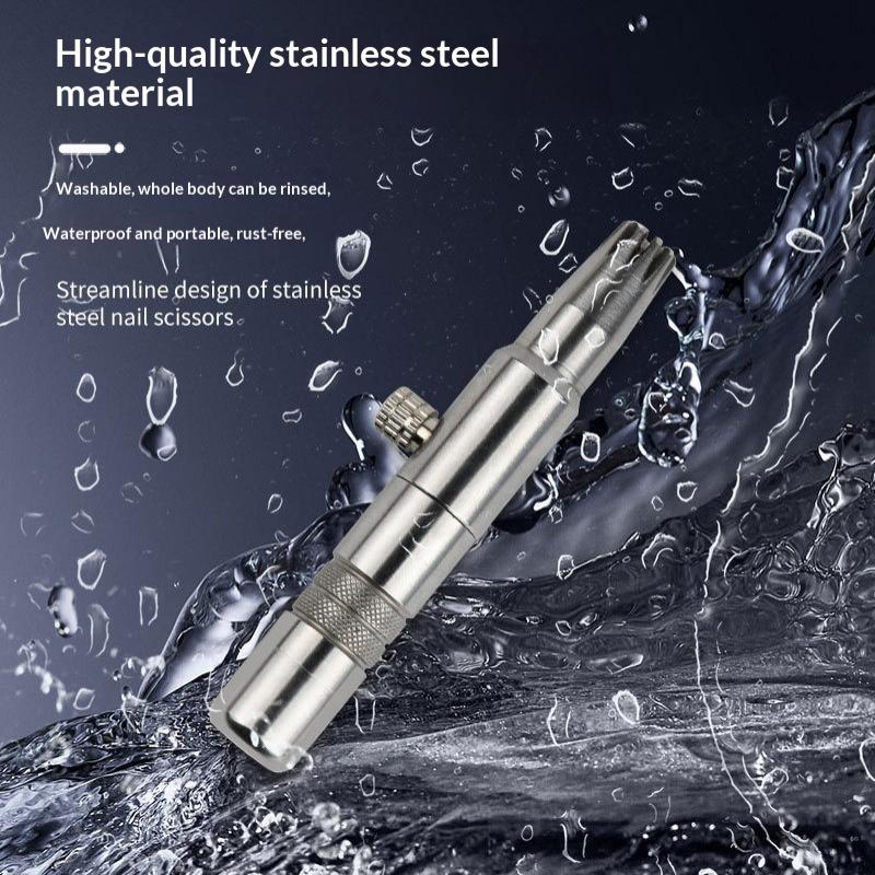 Men'S Grooming Nose And Ear - Painless Manual Ear Nose Hair Clipper