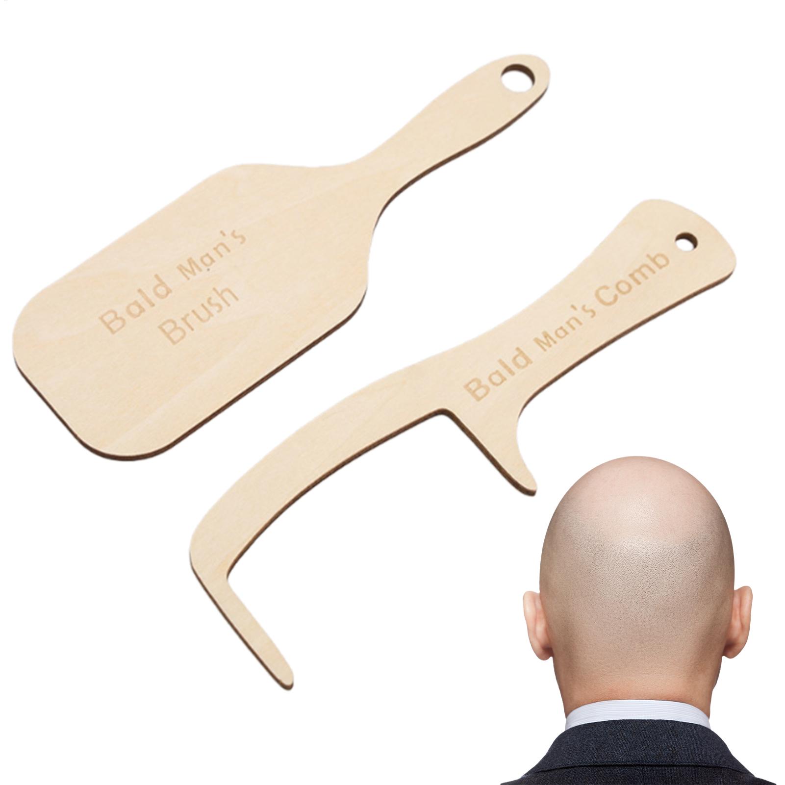 Men Grooming Hygiene - 2pcs Funny Bald Man Grooming Tool