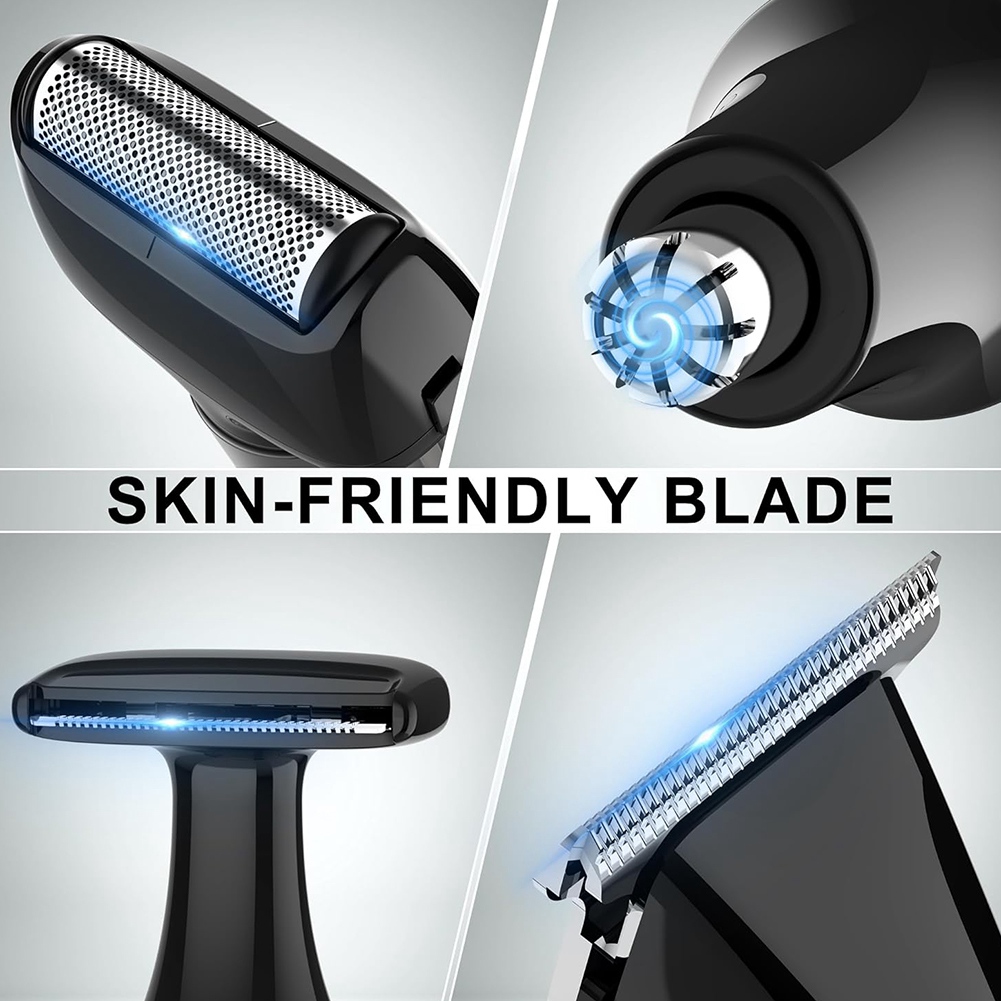 Men'S Grooming Facial - 【RABATT】Mens Electric Back Shaver Cordless Body