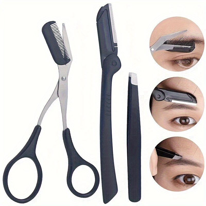 Grooming Men'S Eyebrows - 3pcs Set Eyebrow Kit For Women