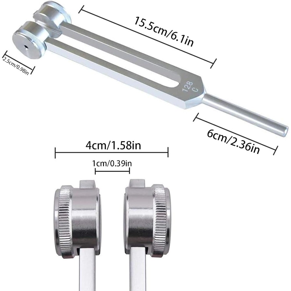 128Hz Tuning Fork Set - Stainl - Ear Wax Remover 评论和价格