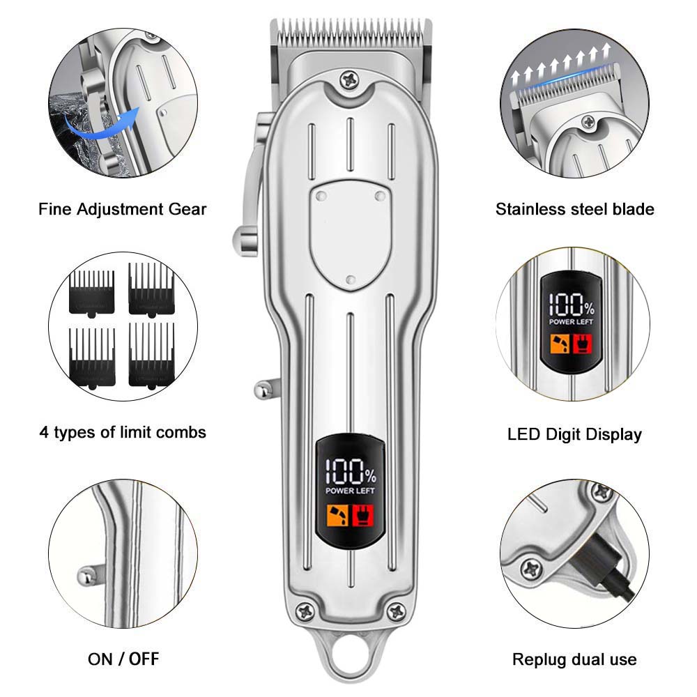 Professional Hair Clippers for - Men'S Grooming Brush 评论和价格