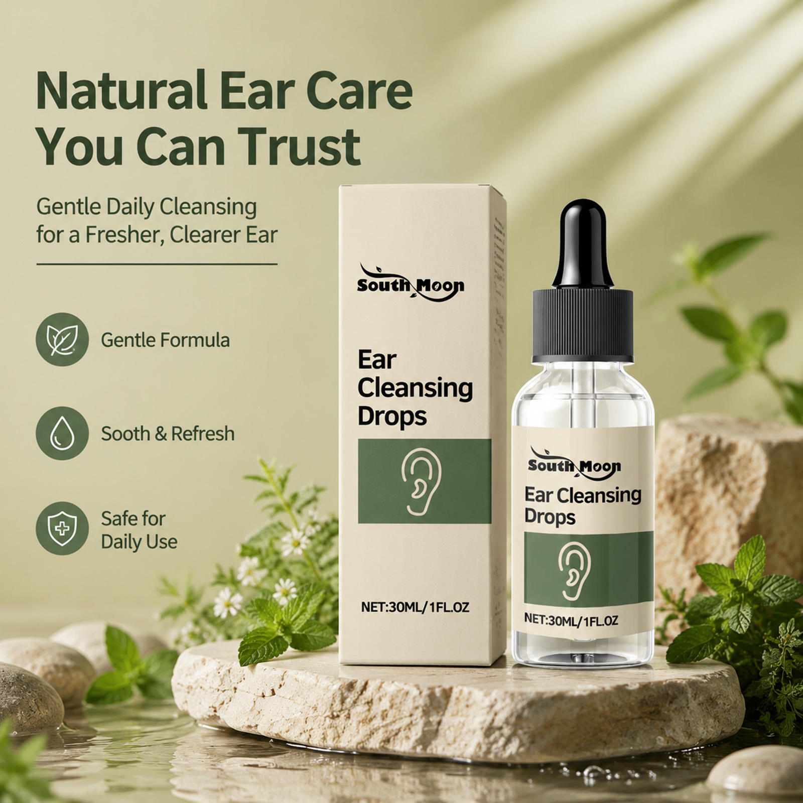 Ear Cleansing Drops Gentle Ear - Ear Wax Remover 评论和价格