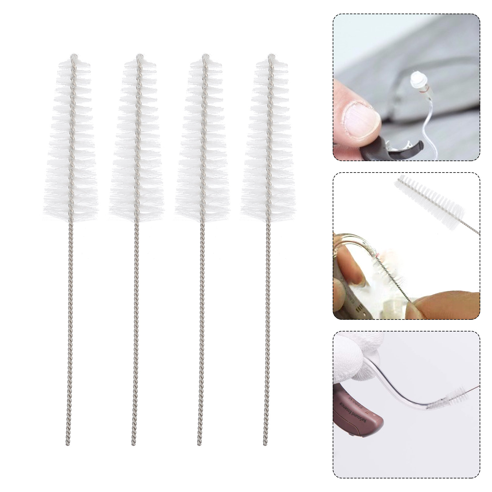 5Pcs Hearing Aid Cleaning Brus - Ear Wax Remover 评论和价格