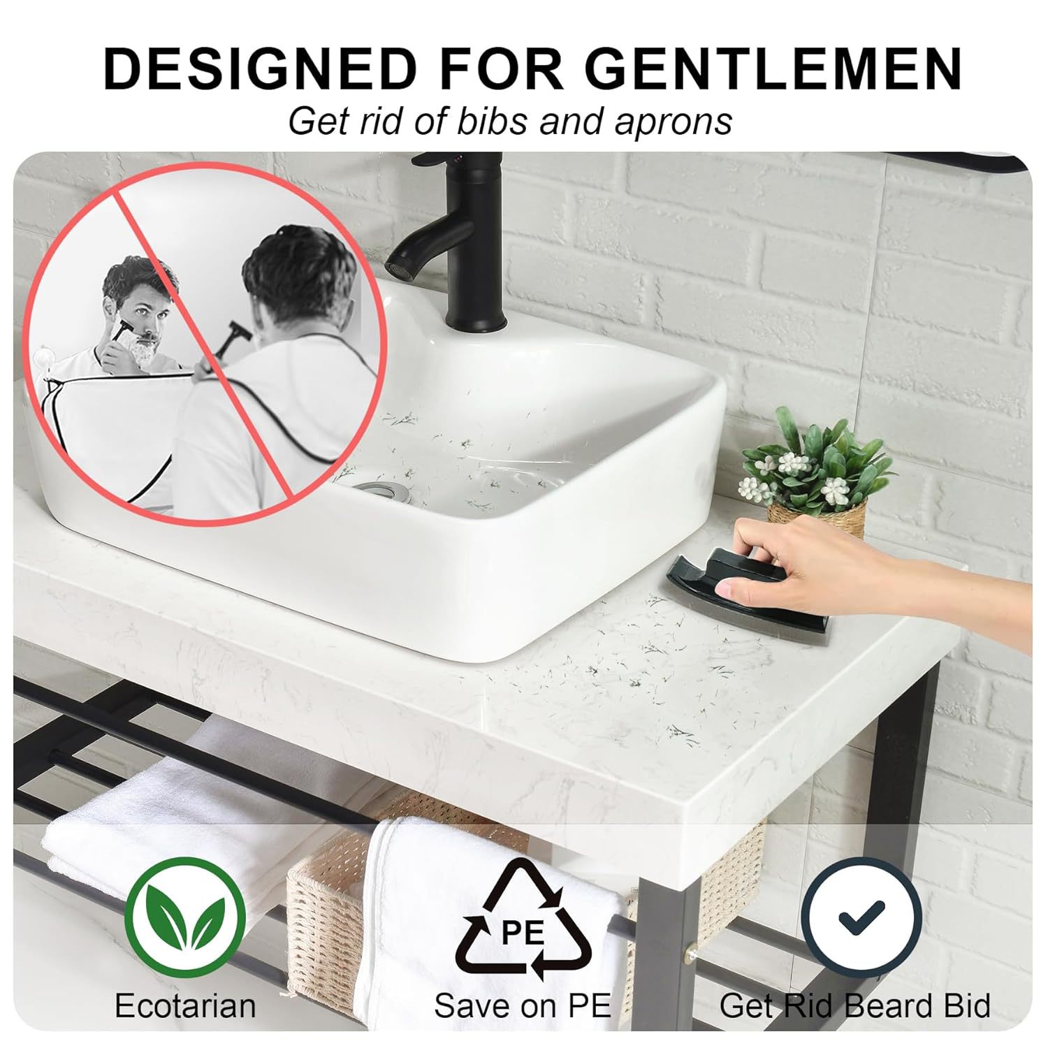 Bathroom Sink Cleaning Brush F - Men Grooming Hygiene 评论和价格