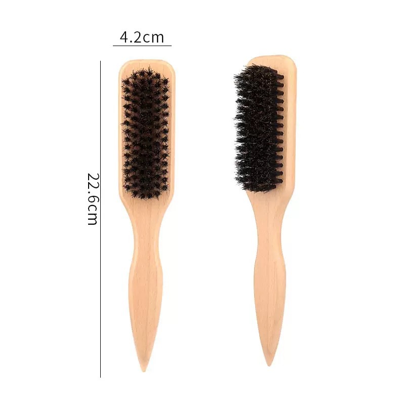 Men Wooden Boar Bristle Hair B - Men'S Grooming Brush 评论和价格