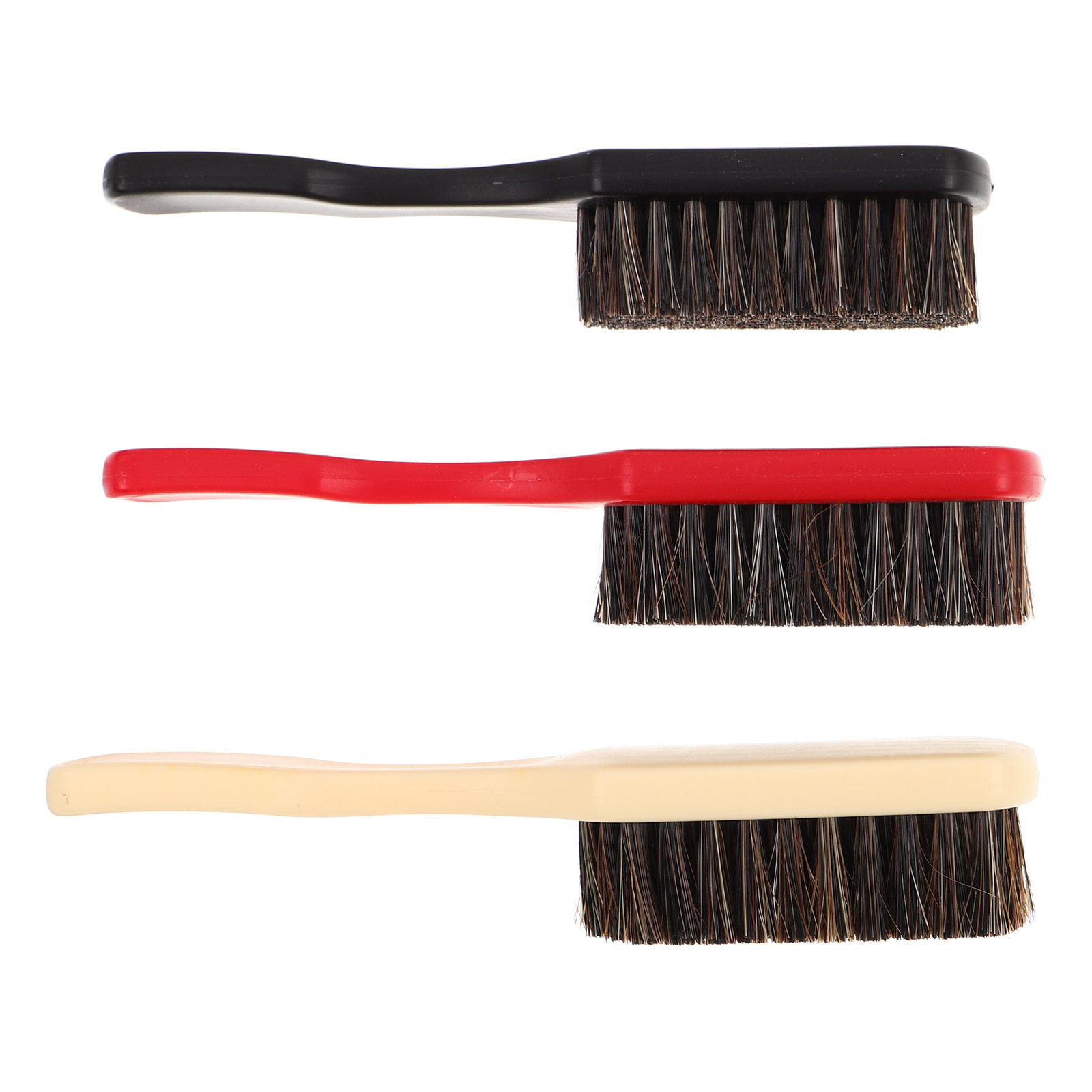 3Pcs Beard Brush Set Horse Hai - Men'S Grooming Facial 评论和价格