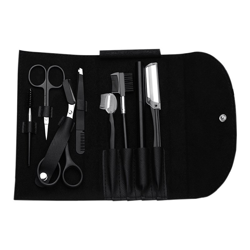 8Pcs eyebrow grooming kit with - Grooming Men'S Eyebrows 评论和价格