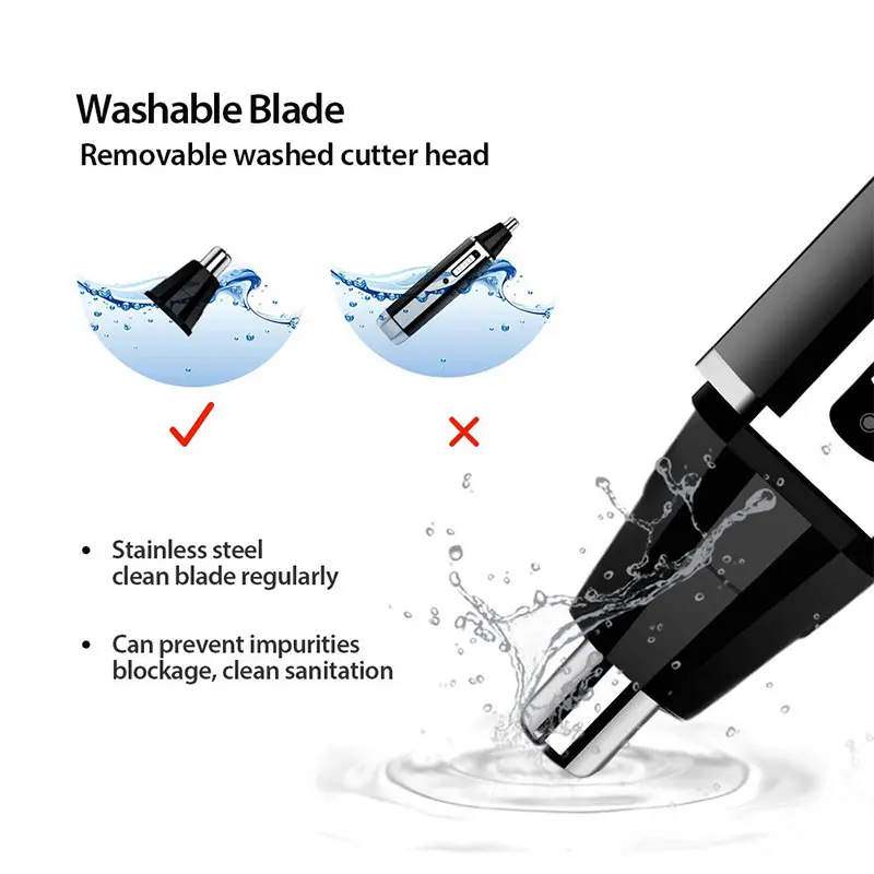 Kemei rechargeable electric al - Men'S Grooming Nose And Ear 评论和价格
