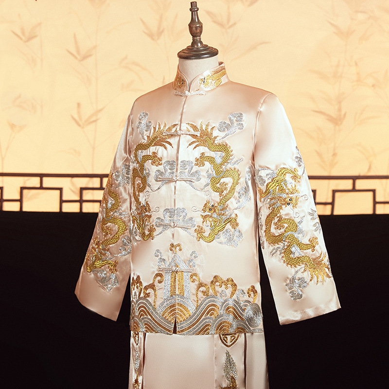 Men Champagne Xiuhe Suit Chine - Men'S Grooming And Style 评论和价格