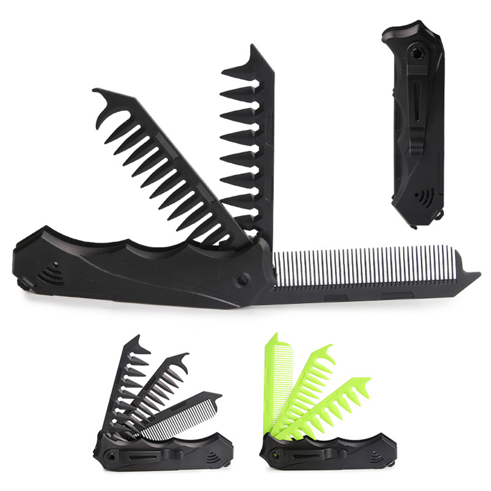 Dual Tooth Folding Comb for Me - Men Grooming Hygiene 评论和价格