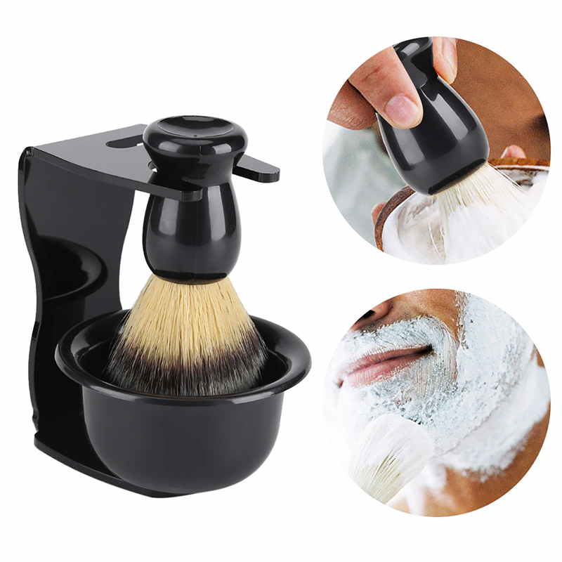 Shaving Brush and Bowl with Ac - Men'S Grooming Facial 评论和价格