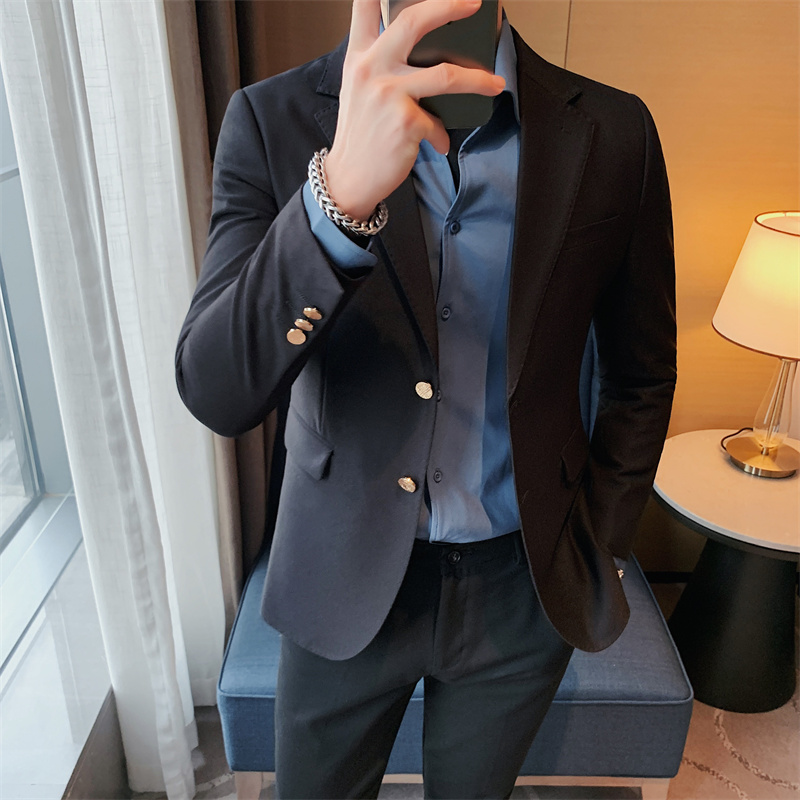 British Style Solid Color Blaz - Jack Men'S Grooming 评论和价格