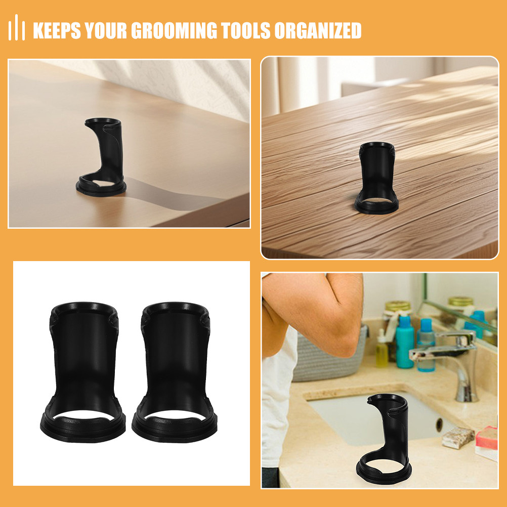 2Pcs Plastic Beard Brush Stand - Men'S Grooming Brush 评论和价格