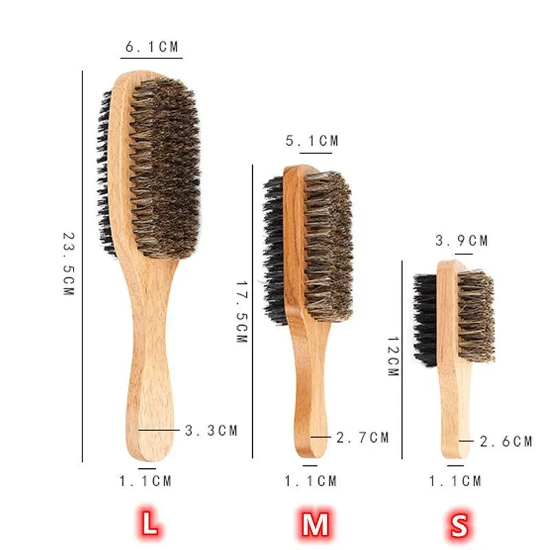 Beard Brush with Natural Woode - Men Grooming Hygiene 评论和价格