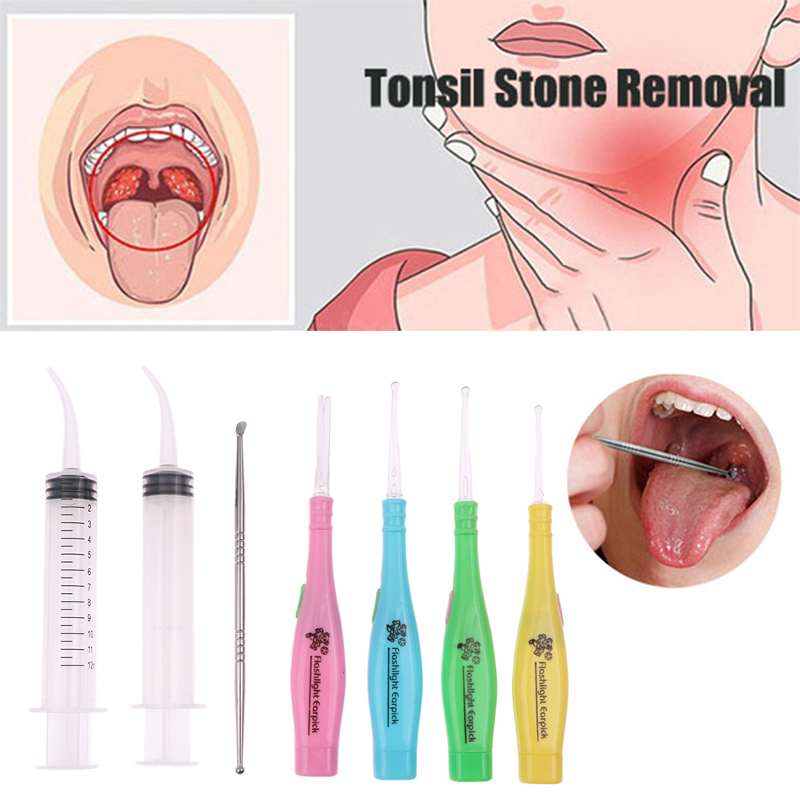 Tonsil Stone Remover Tools Led - Ear Wax Remover 评论和价格