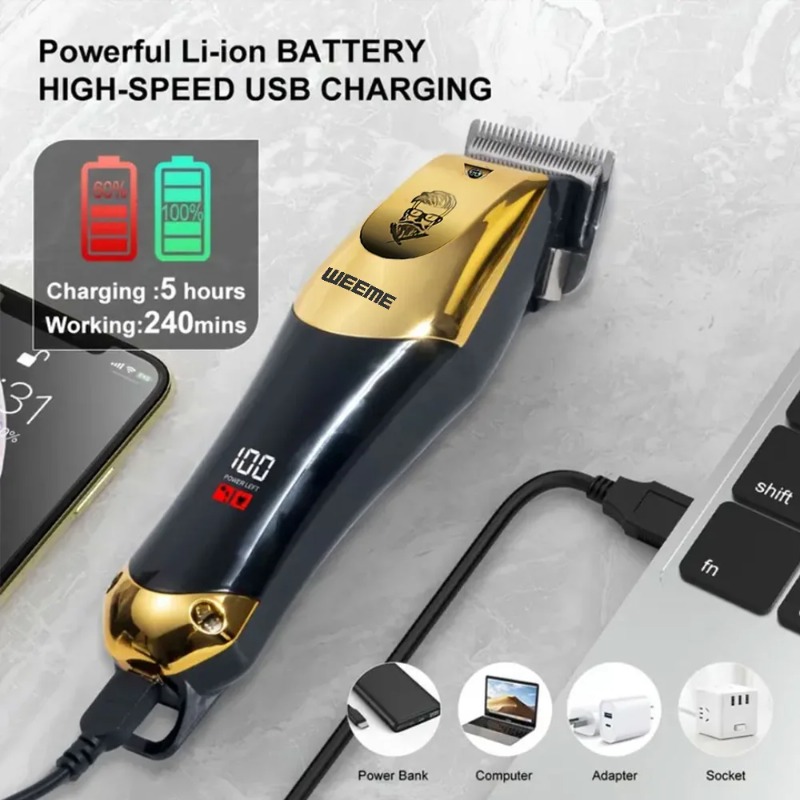 T9 Cordless Beard Trimmer Hair - Men Grooming Hygiene 评论和价格