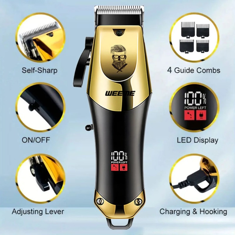 T9 Cordless Beard Trimmer Hair - Men Grooming Hygiene 评论和价格