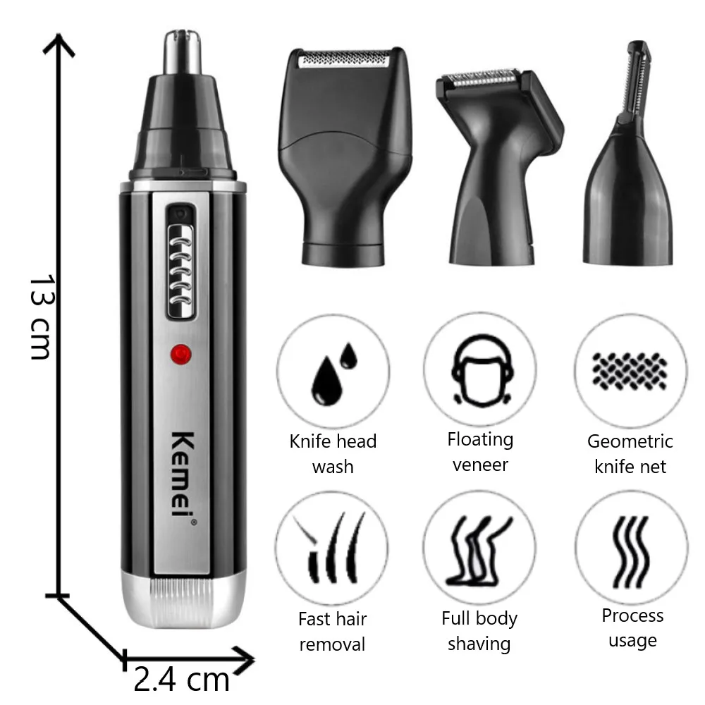 Kemei 4 in 1 trimmer for men E - Men Grooming Hygiene 评论和价格