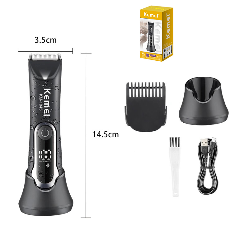 Kemei Groin Hair Trimmer Men E - Men Grooming Hygiene 评论和价格