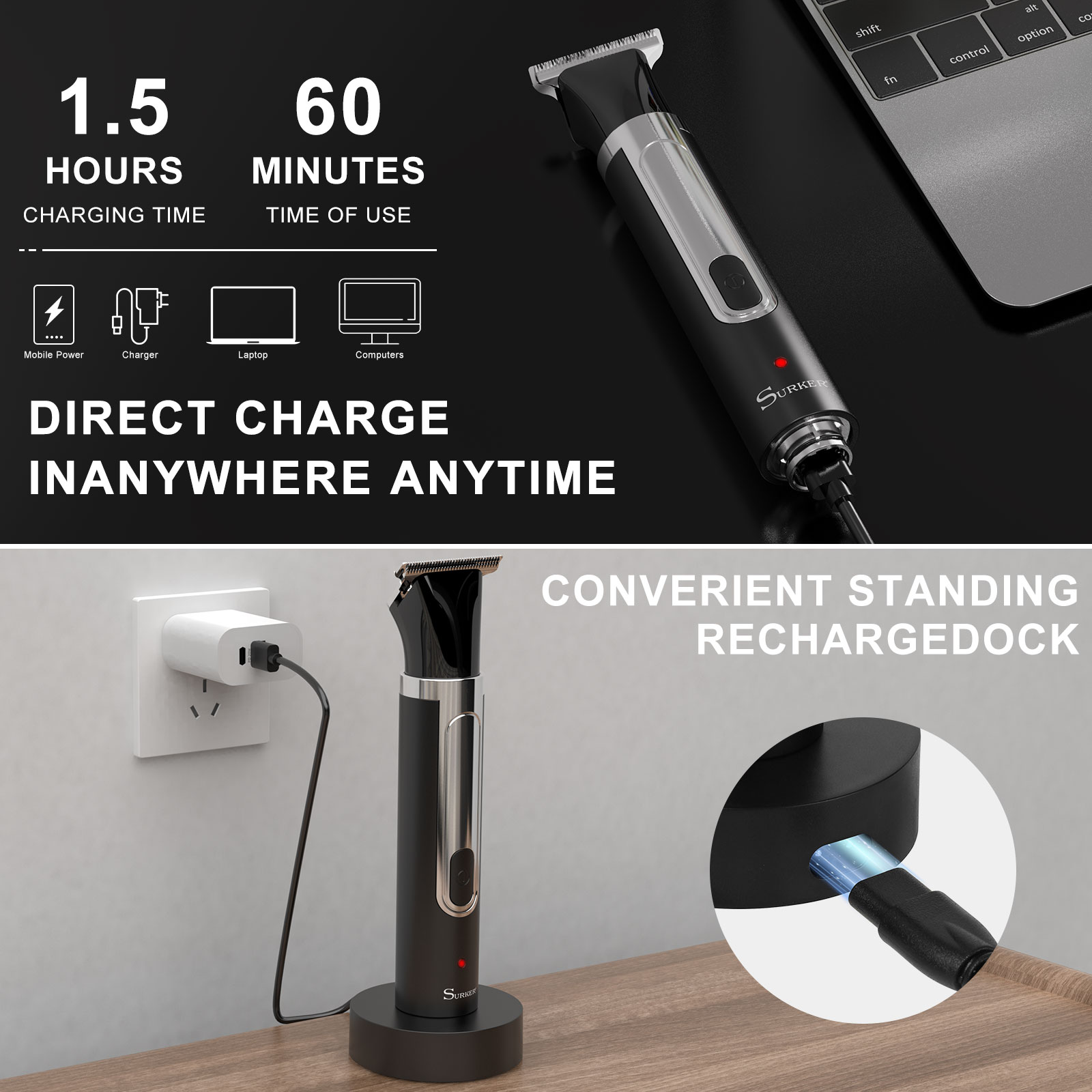 Surker 4-in-1 Shaver for Men G - Men'S Grooming Nose And Ear 评论和价格