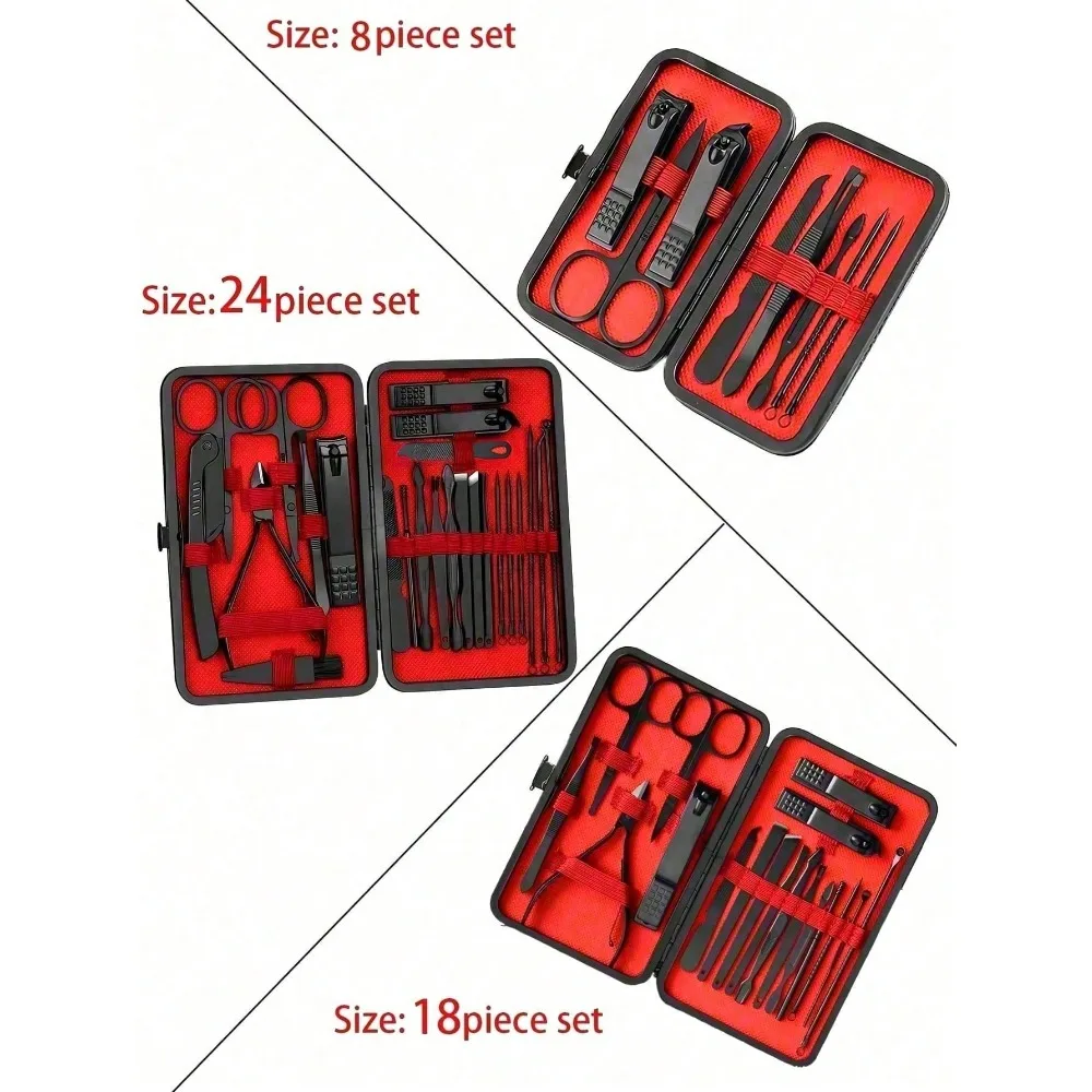 8/24pcs Professional Manicure  - Men'S Grooming Facial 评论和价格