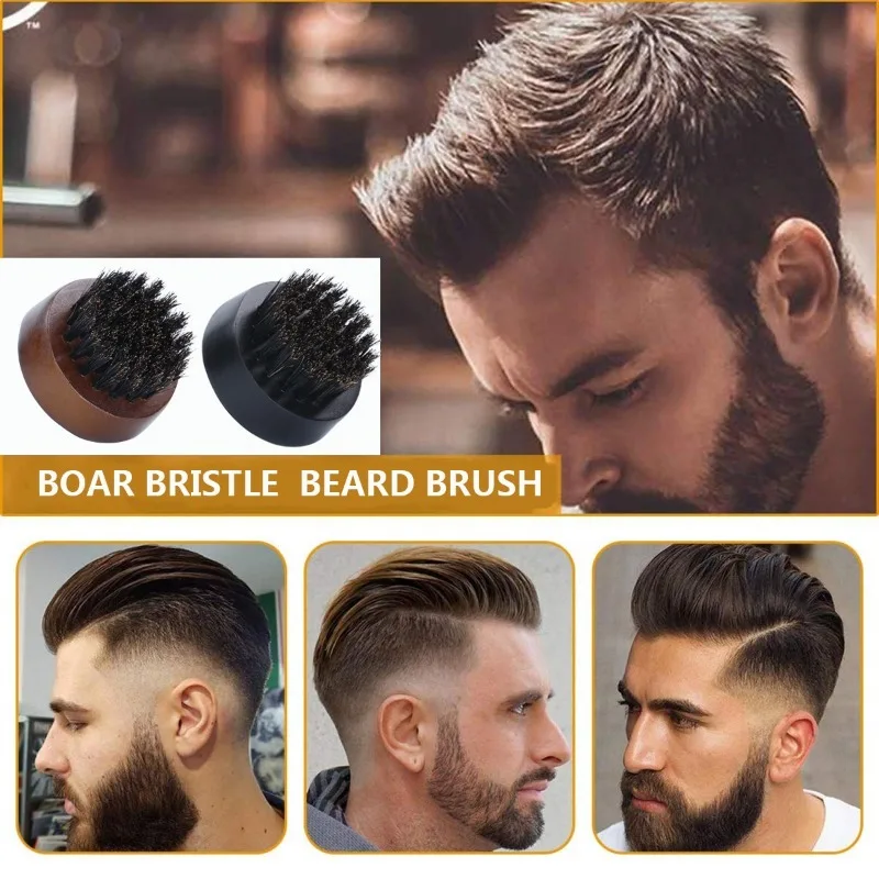 Beard Brush Man Boar Bristles  - Men'S Grooming Brush 评论和价格