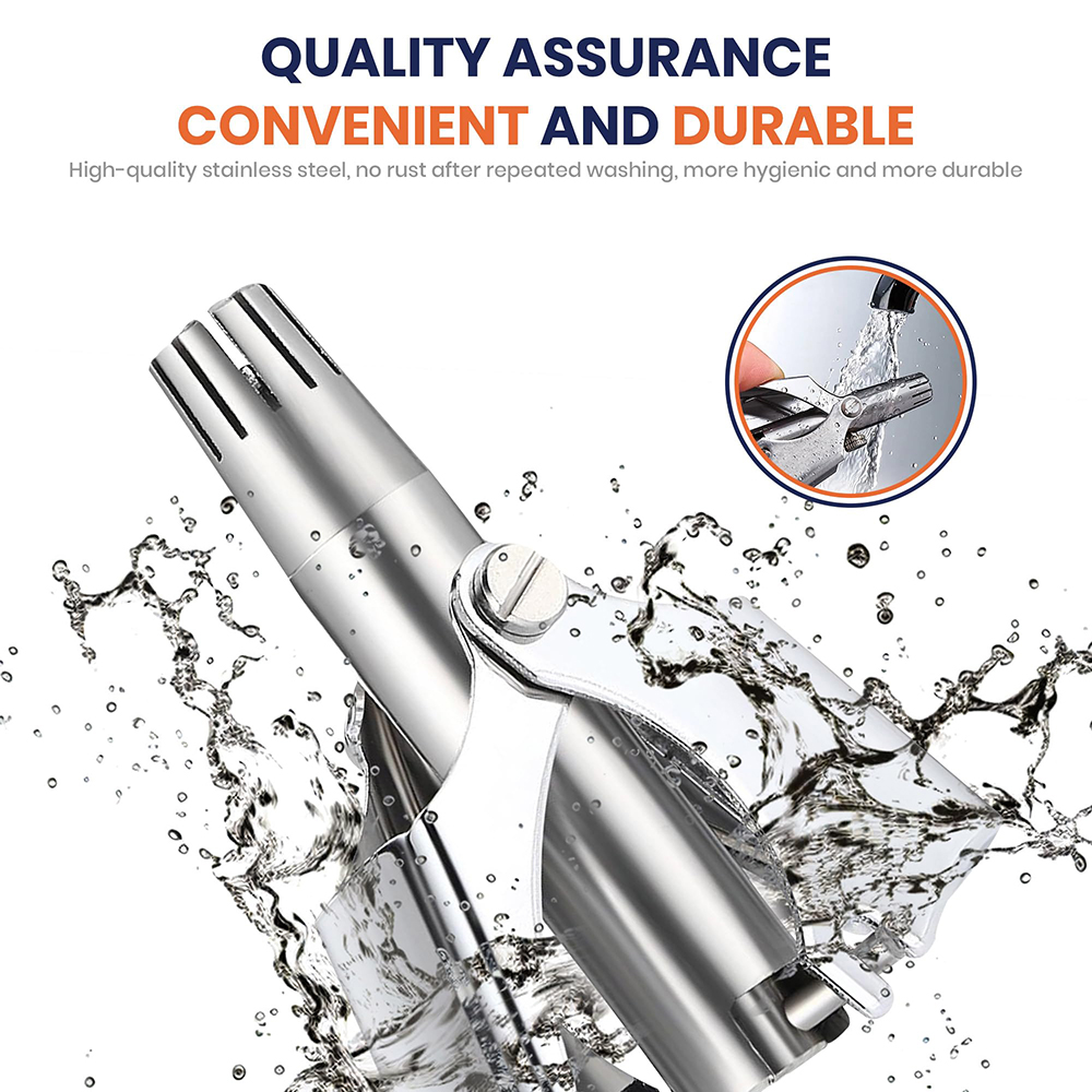 Portable Stainless Steel Manua - Men'S Grooming Nose And Ear 评论和价格