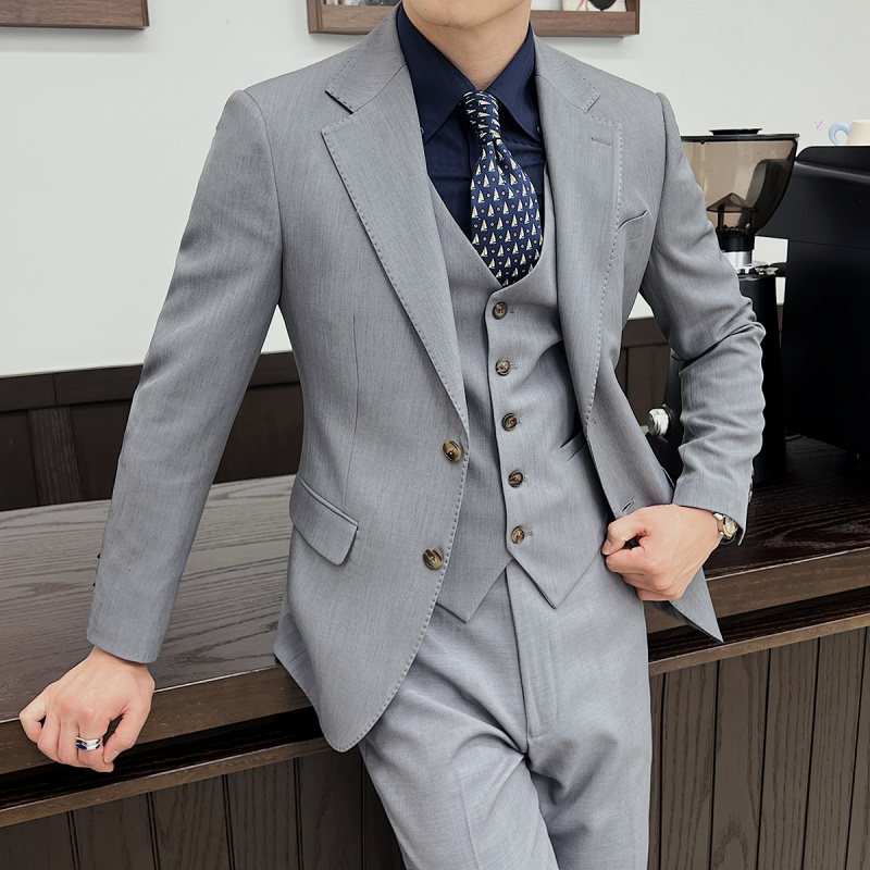 ( Jacket+Vest+Pants ) ltalian  - Men'S Grooming And Style 评论和价格