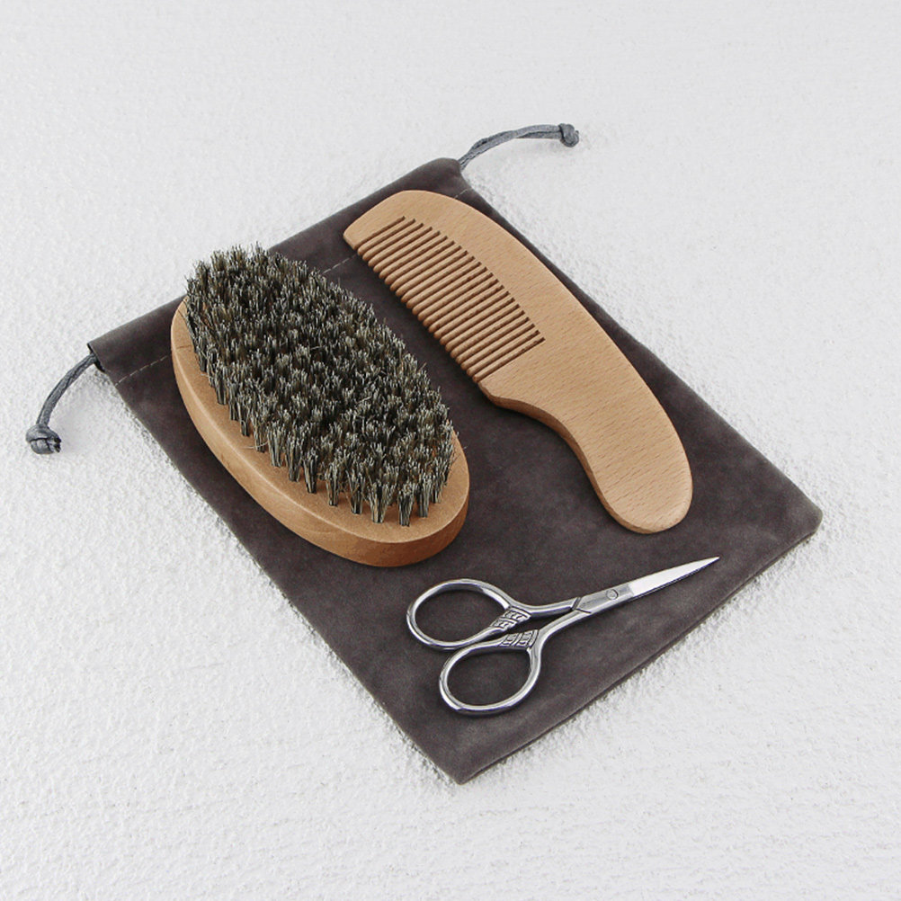 1Set Professional Beard Care S - Men'S Grooming Brush 评论和价格