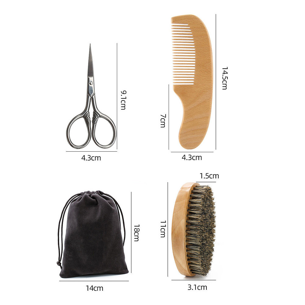 1Set Professional Beard Care S - Men'S Grooming Brush 评论和价格