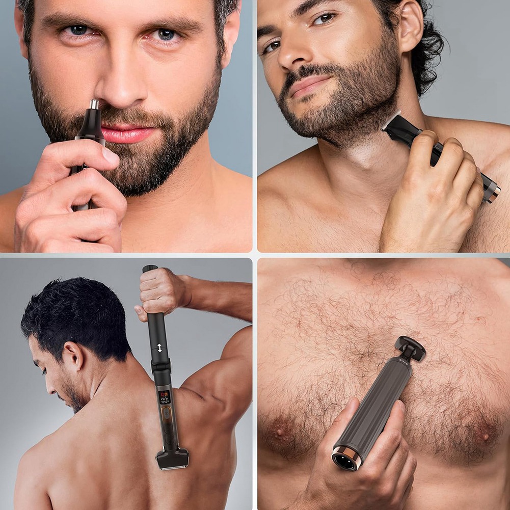 【RABATT】Mens Electric Back Sha - Men'S Grooming Facial 评论和价格